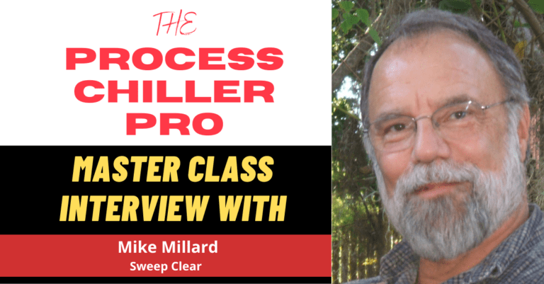 Getting air out of process fluid systems with Mike Millard of SweepClean - Process Chiller Pro Podcast
