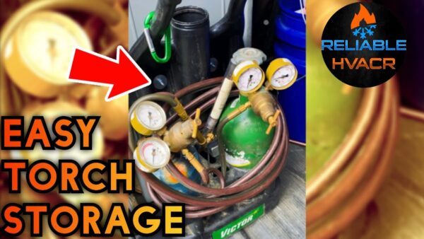 HVAC Torch Storage + Magnets = 🤯